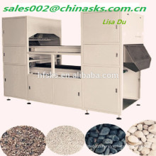 CCD camera 2048 piexl belt type cobblestone color separator,color sorter machine in china for mineral plant